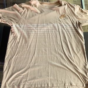 Nike large tan tee shirt